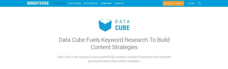 BrightEdge Data Cube BrightEdge Data Cube