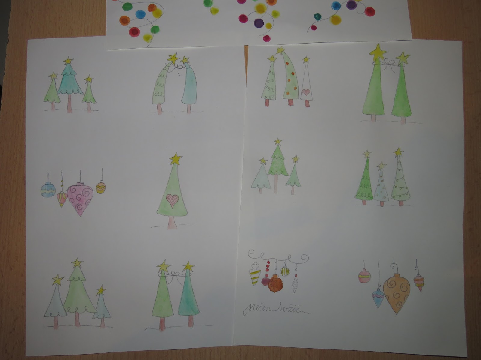 Iz malega zraste veliko: Božične voščilnice