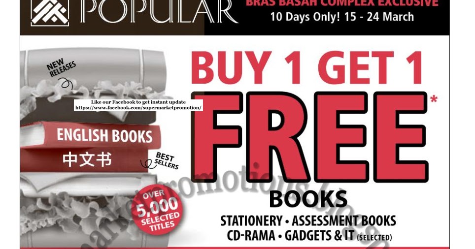 Popular Bras Basah Complex Sale 15 24 March 2019 Supermarket Promotions