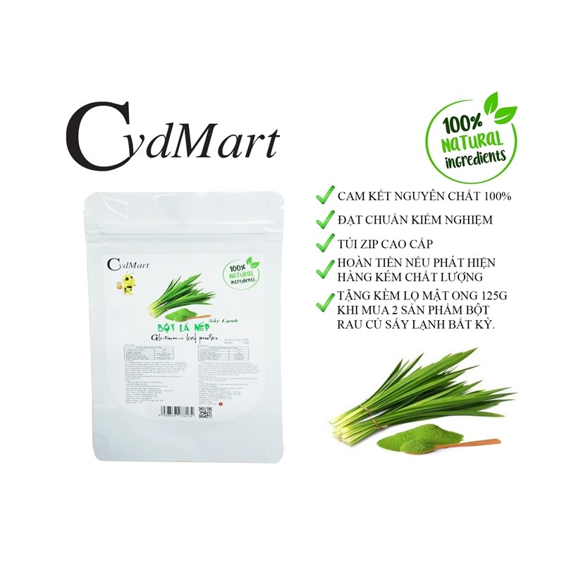 Cvdbeehoney Bột lá nếp 100g.