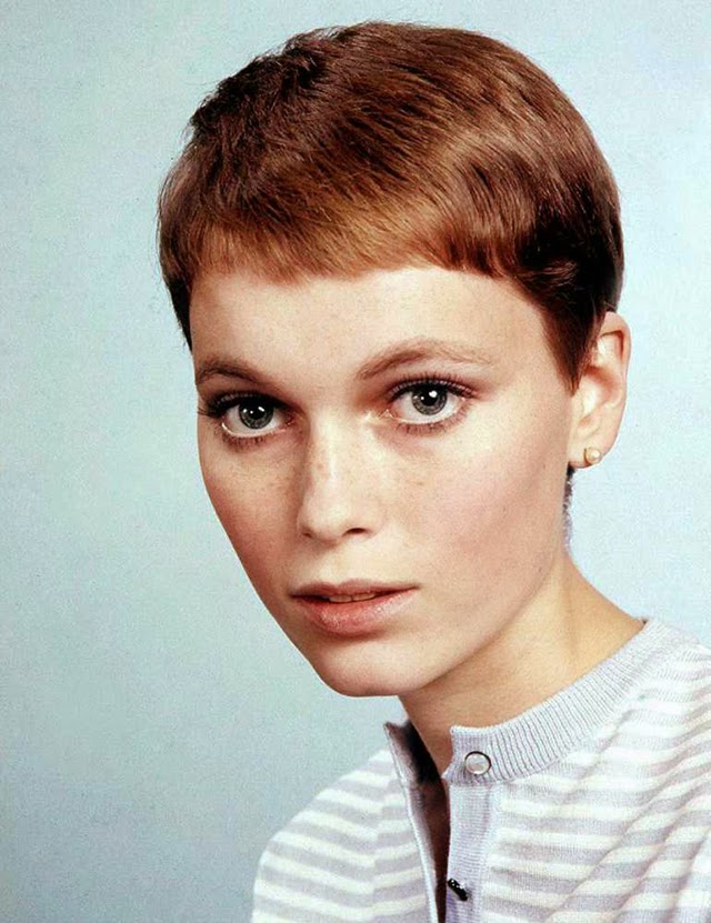 30 Beautiful Portraits of Mia Farrow With Pixie Haircut in the 1960s ~ Vintage Everyday
