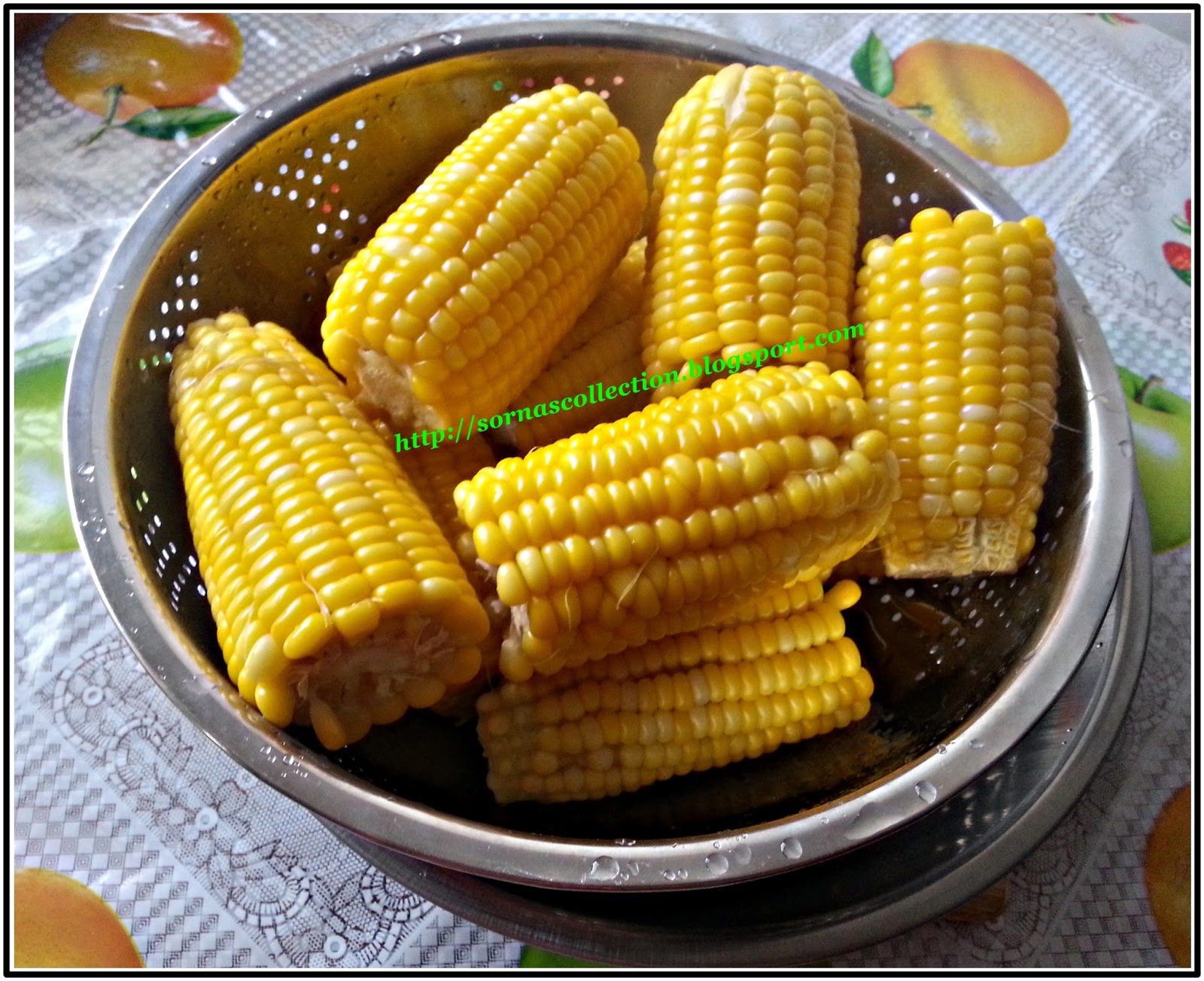 My Recipes STEAMED SWEET CORN