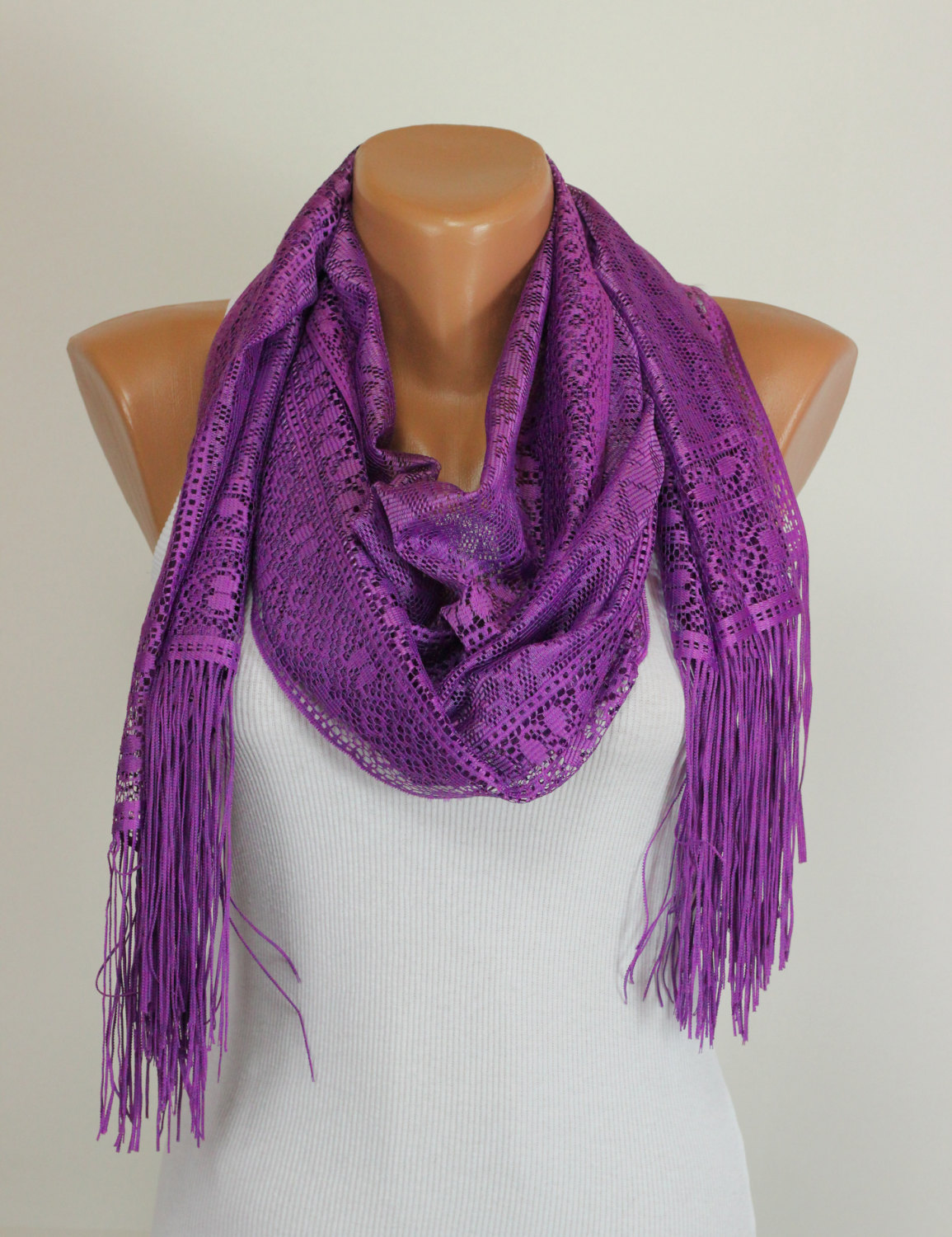 Lilac Oversized Chiffon Scarf | Pashmina Wholesale