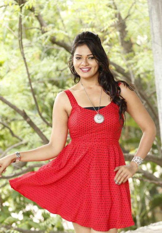 Ashwini Telugu Movie Actress in Red Sizzling Photoshoot
