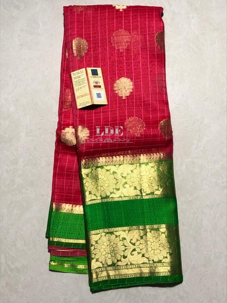 Banarasi kora pattu sarees