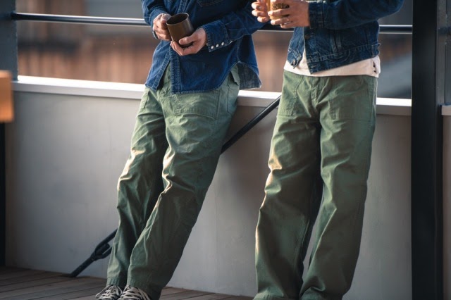 TCB jeans 50's BAKER PANTS OLIVE