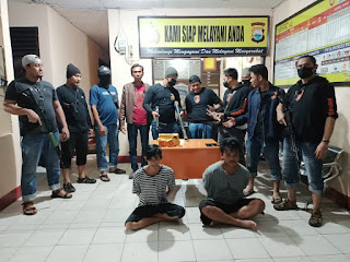 Dua Pelaku Diringkus Oleh Unit Resmob Dan Barang Bukti Senpira, Pelaku Utama Masih Buron