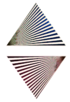Geométrico colorido em PNG