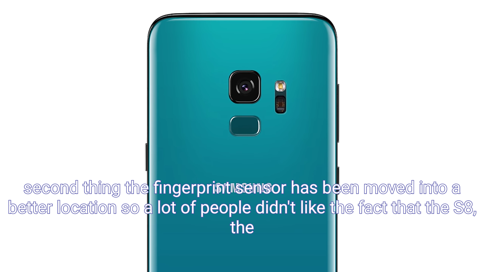 Samsung galaxy s9 fingerprint reader