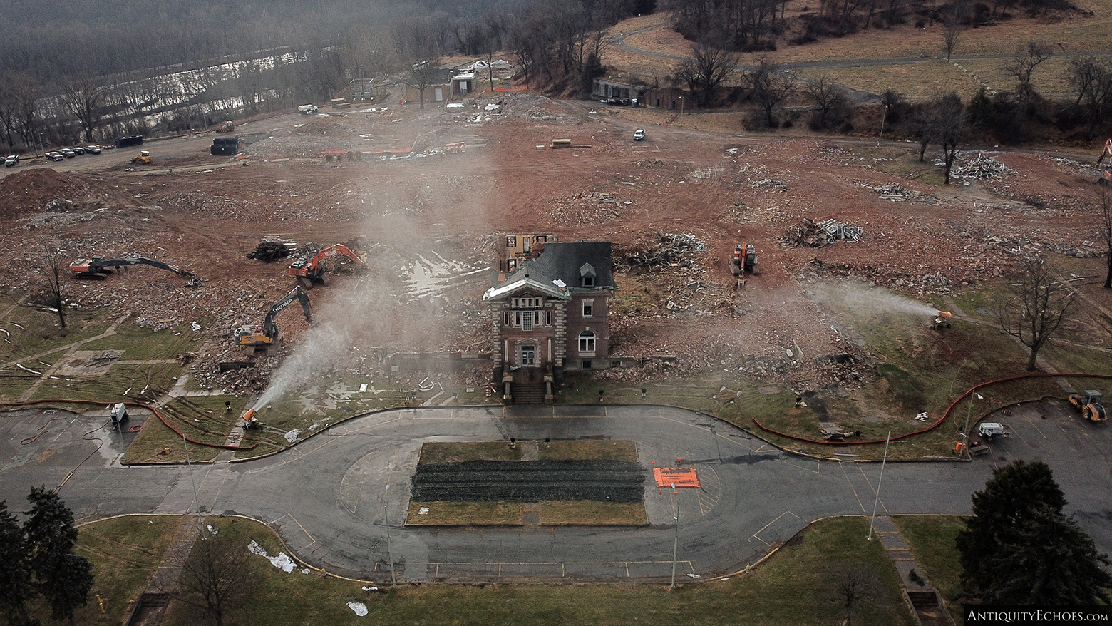 Allentown State Hospital - Demolition - The Very End