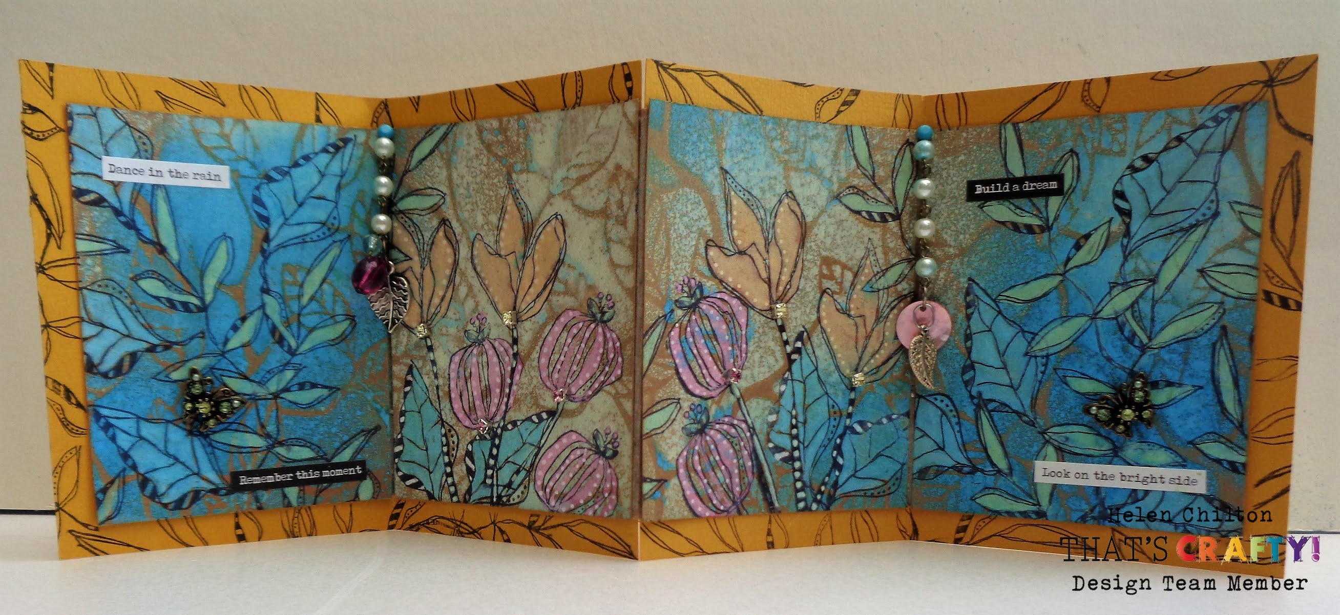 Concertina Booklet by Helen Chilton That's Crafty!