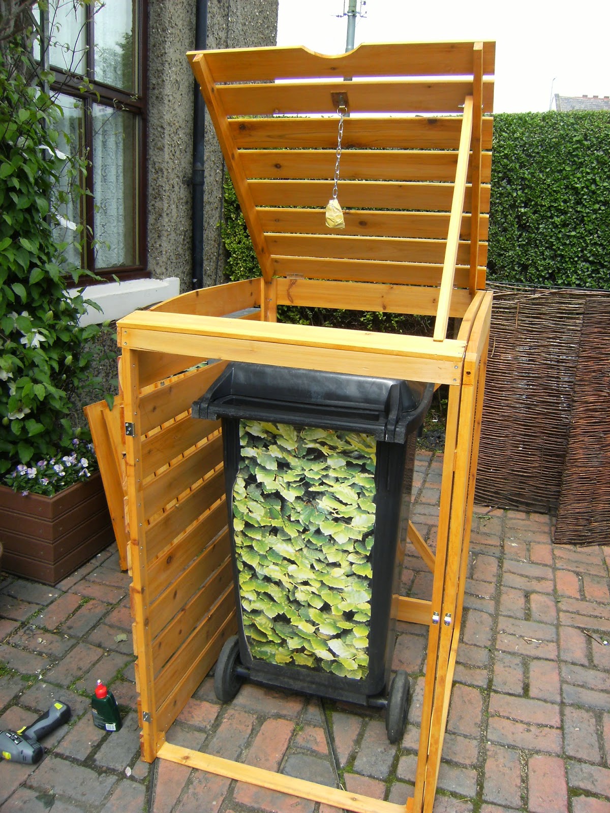 Within the Walled Garden Wheelie Bin Tidy Up