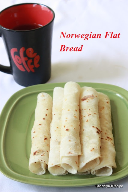 Sandhiya's Cookbook: Norwegian Potato Lefse | Norwegian Flat Bread