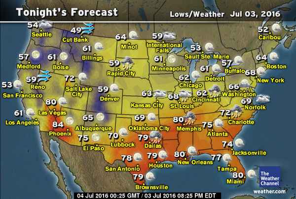 current travel weather map