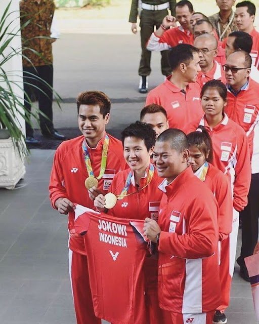 Moment Terbaik Acara Penyambutan Kepulangan Pahlawan Olahraga Indonesia
