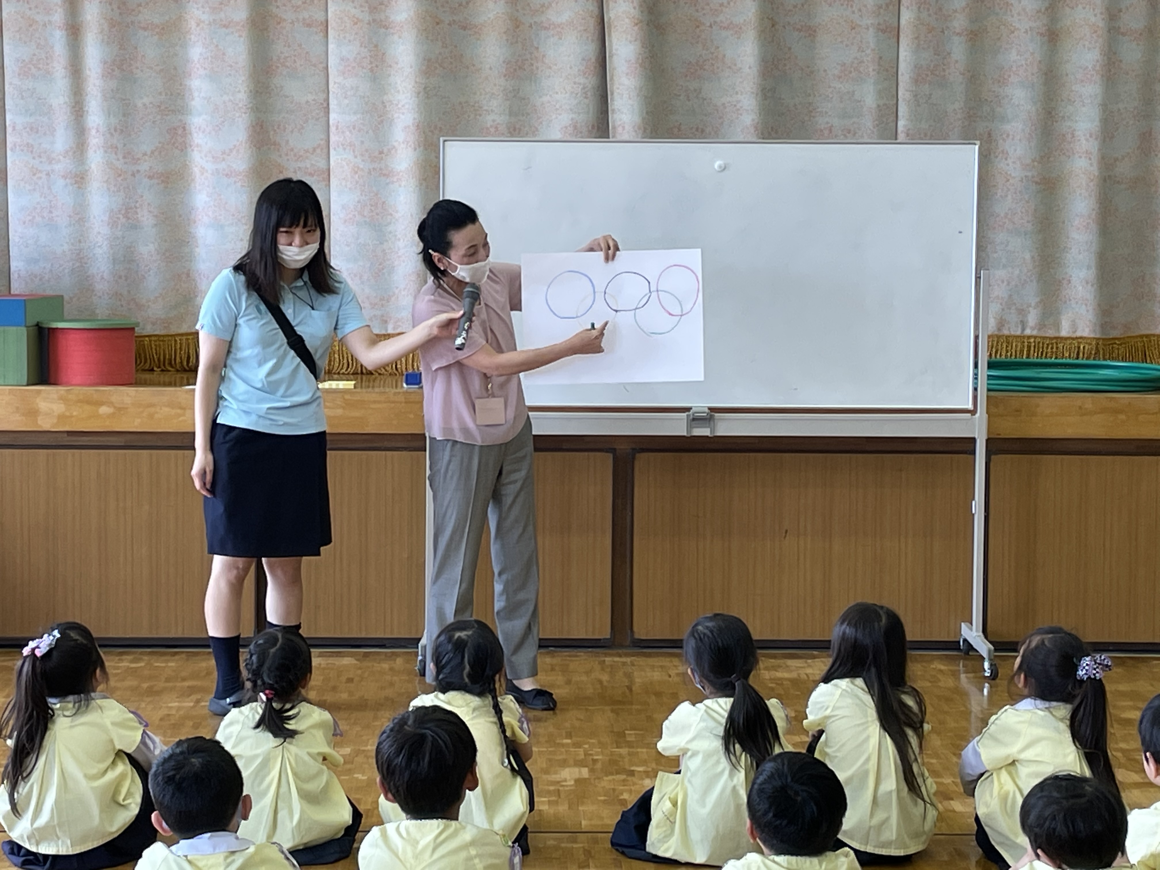 せいか幼稚園blog ５歳児 マーチング曲 楽器発表