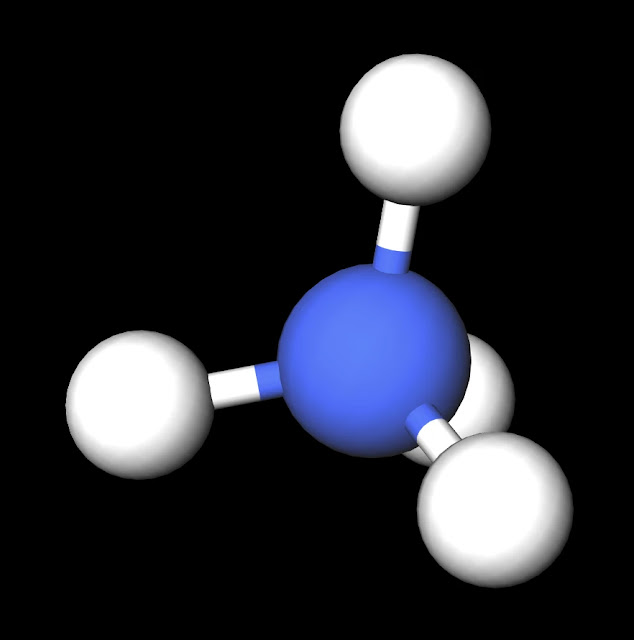 NH4+ Ball and Stick Model