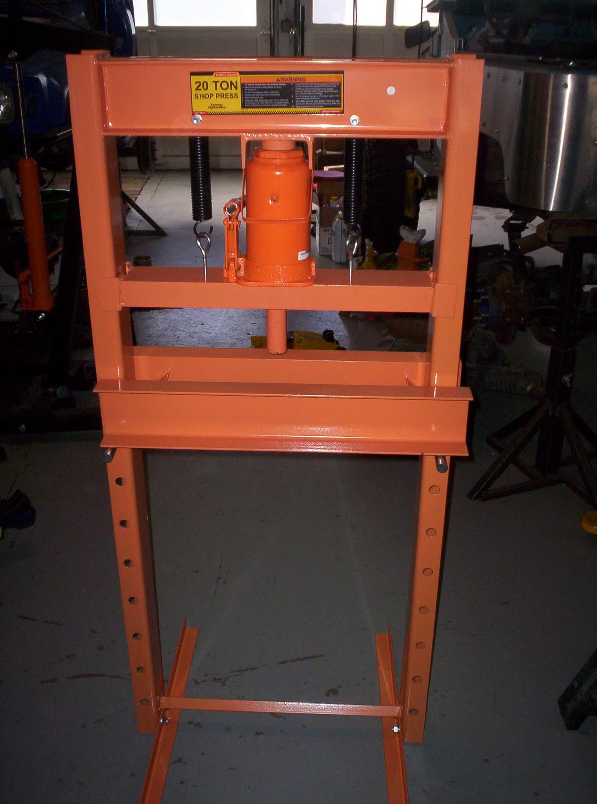 Brucker Brothers Harbor Freight 20 Ton shop press 175 oboSOLD