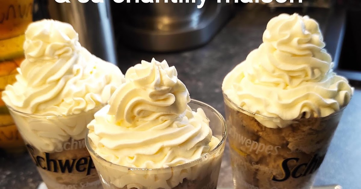 Glace au café et sa chantilly maison