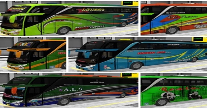 Kumpulan Livery SHD Original BUSSID Paling Keren Terbaru - Payoengi.com