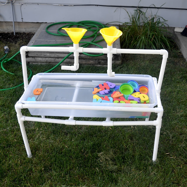 Our House in the Middle of Our Street PVC Pipe Water Table