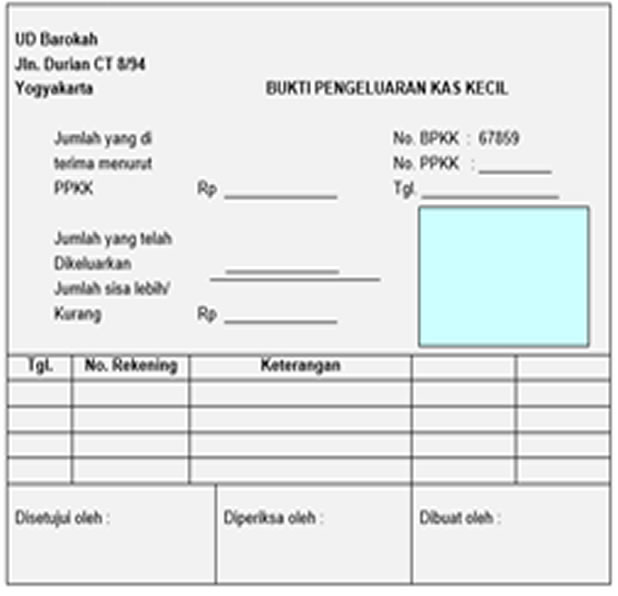 Winarto�s Website: Kas Kecil Perusahaan: Konsep Dasar