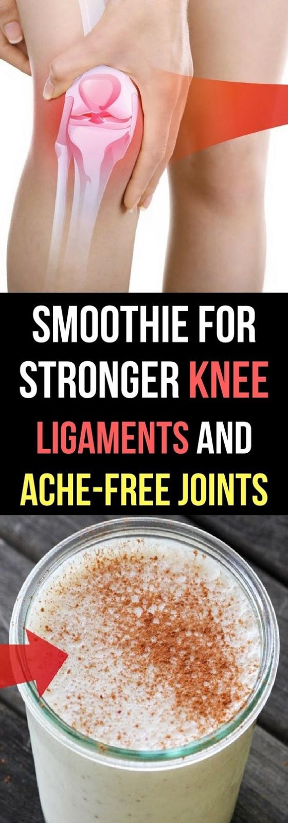 Smoothie For Stronger Knee Ligaments And AcheFree Joints Health Pins