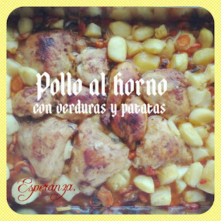 Pollo Al Horno Con Verduras Y Patatas

