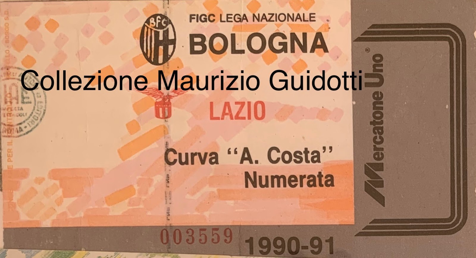 blog personale con biglietti e altro sulle mie trasferte con la LAZIO