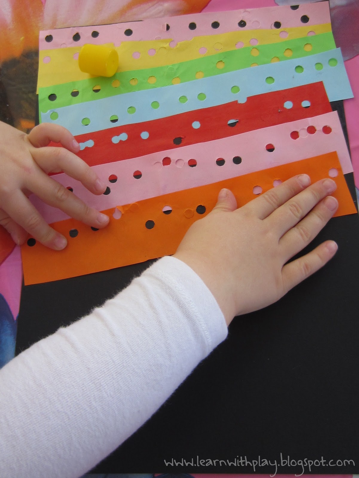 Learn with Play at Home: Hole Punch Art