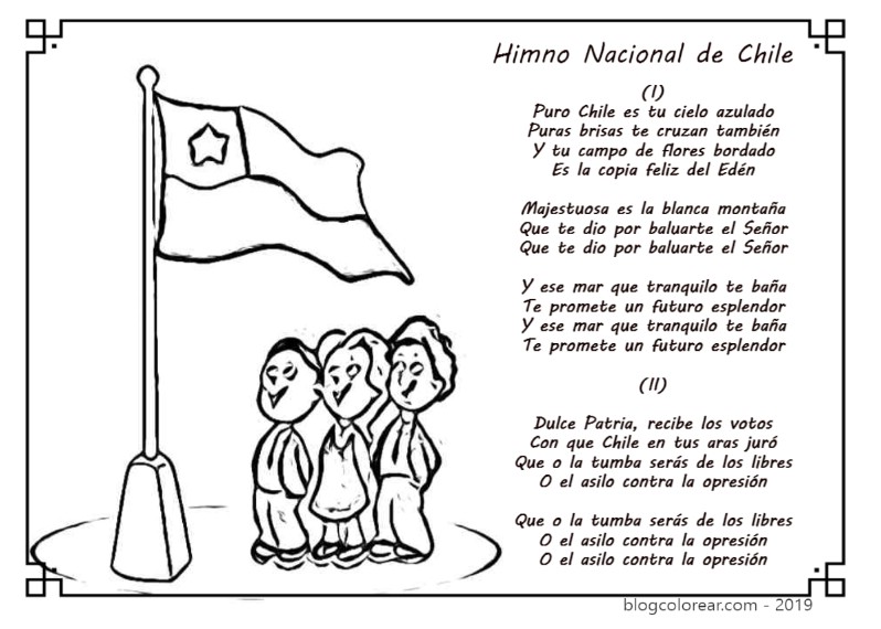 Bandera De Chile Para Imprimir