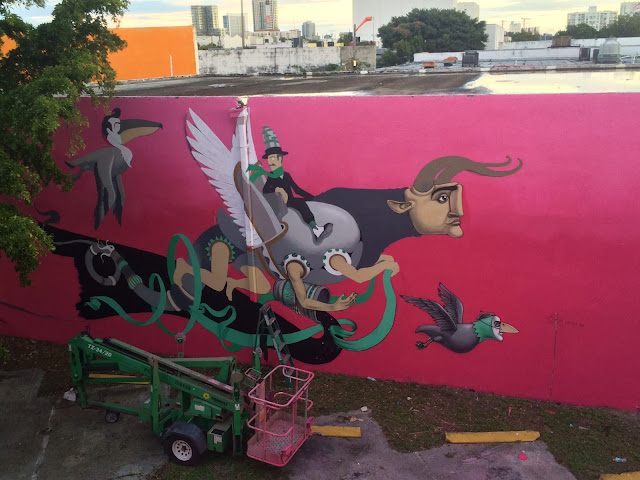 Street Art By Ukrainian Urban Artist Kislow For Art Basel Miami 2013 in Florida. 2