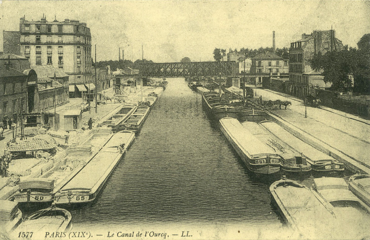 Le quai de la Marne au début du XXe siècle