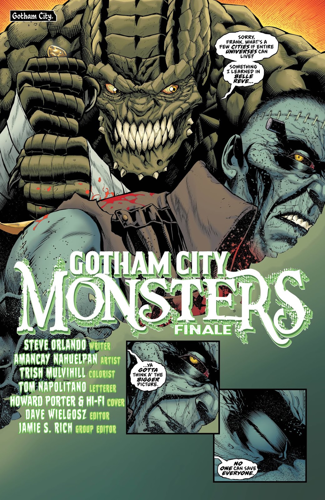 Weird Science DC Comics PREVIEW Gotham City Monsters 6