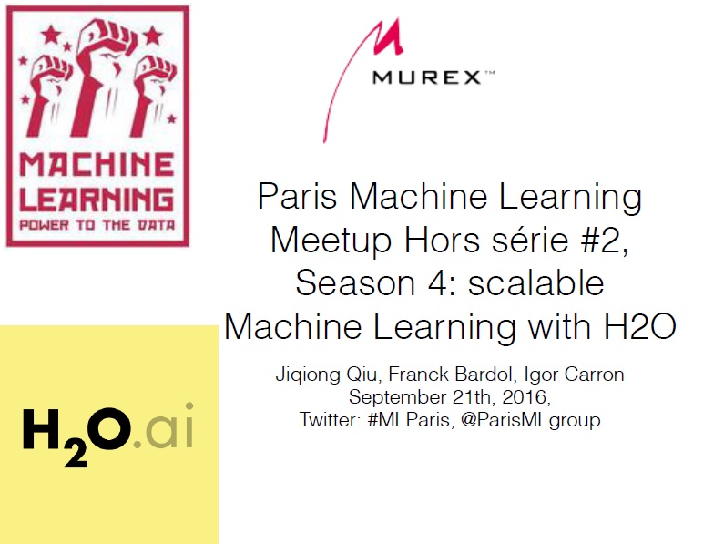 Nuit Blanche Paris Machine Learning Meetup, Hors série 2 Scalable
