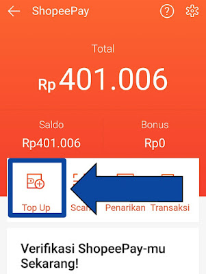 cara top up shopeepay cara top up mengisi saldo shopeepay