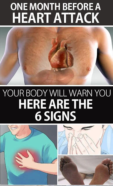 One Month Before a Heart Attack, Your Body Will Warn You – Here are the 6 Signs
