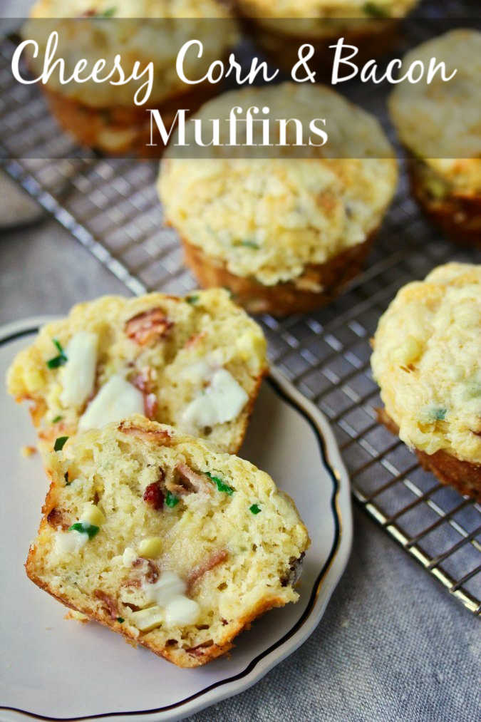 Cheesy Corn and Bacon Muffins Karen's Kitchen Stories