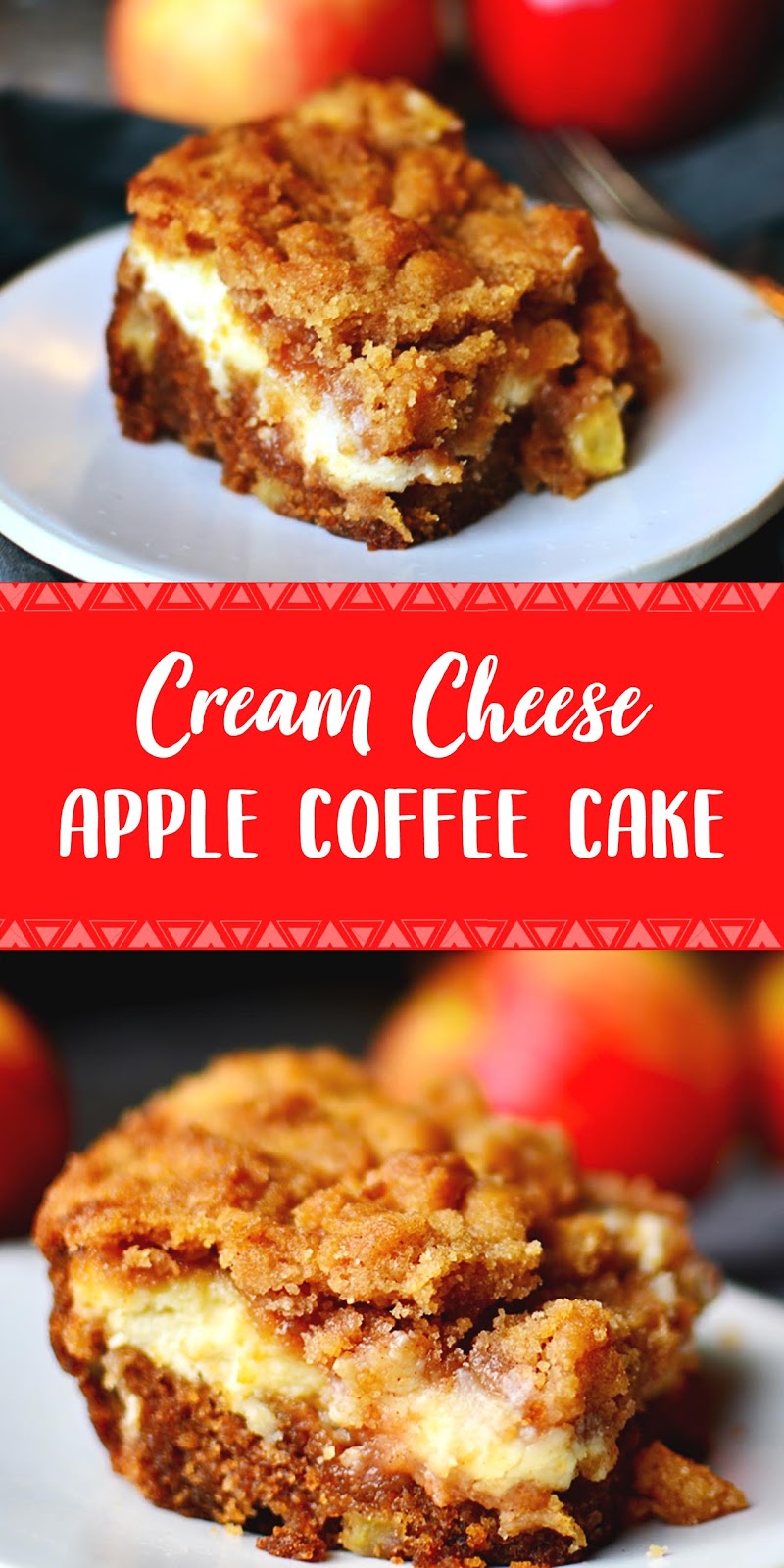 thepopularrecipes11: Cream Cheese Apple Coffee Cake