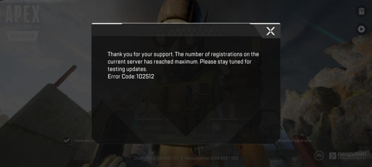 APEX LEGENDS MOBILE BETA. ALL ERRORS AND THEIR SOLUTION