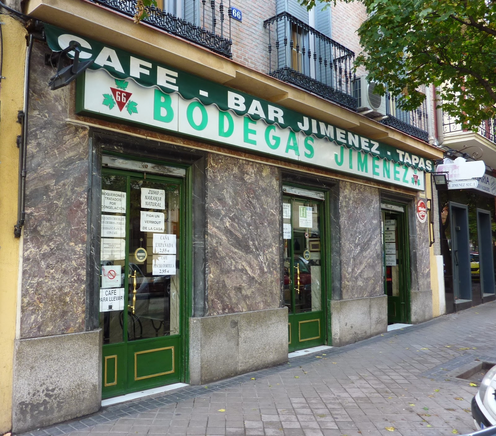 Mis tabernas favoritas Bodegas Jiménez