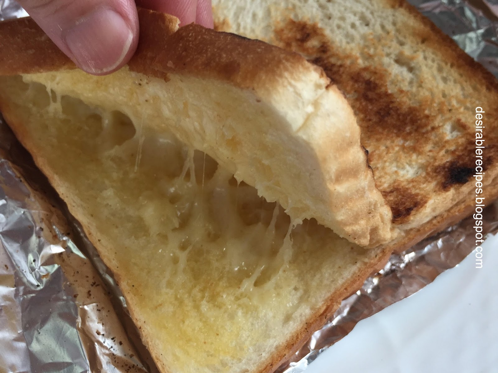 Toast Bread with Garlic Butter and Cheese