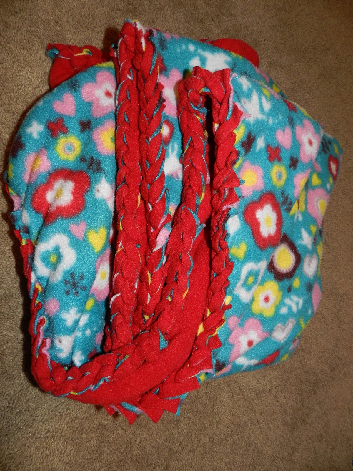 Braided Fleece Blankets Diy at Travis Nowell blog