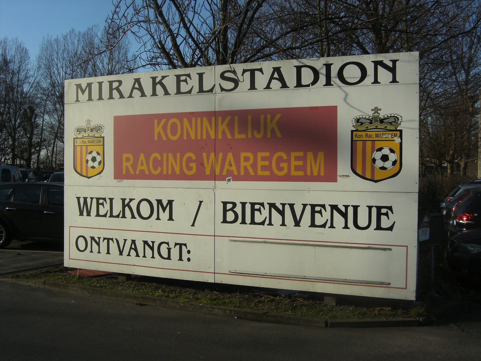 Ein Zebra auf Reisen: 15.01.2012 - K. Racing Waregem