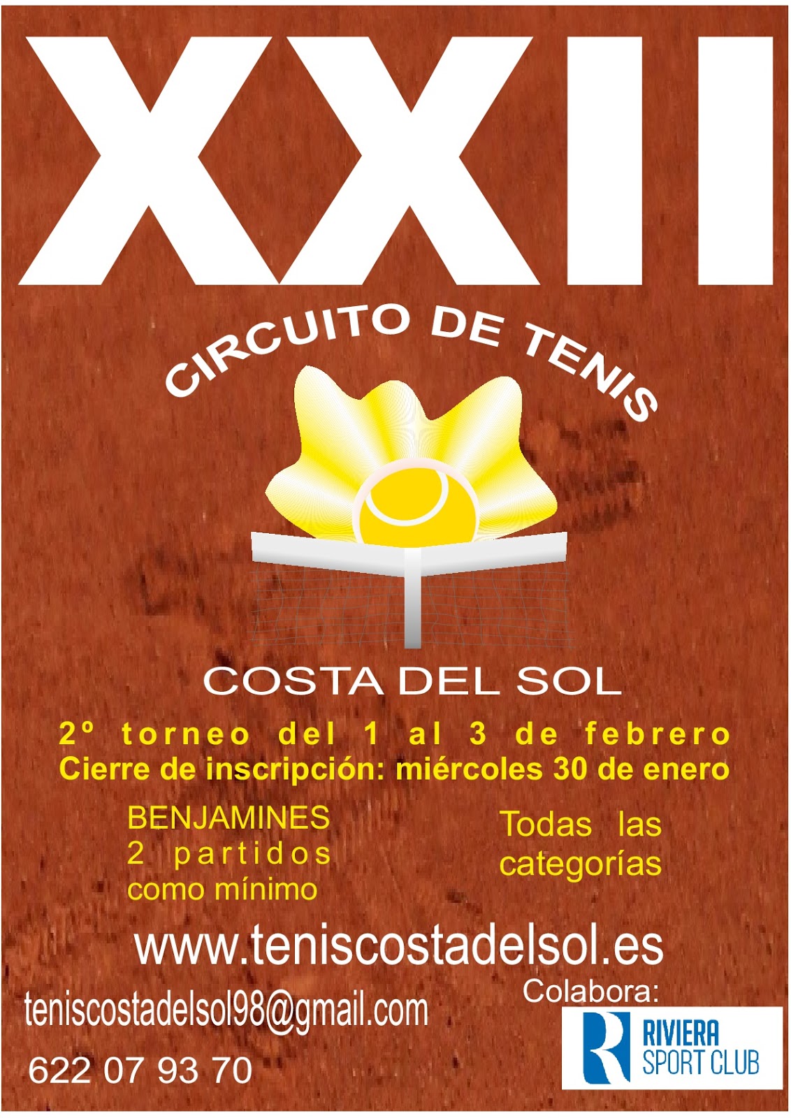 andatenis Cuadros del 2º Torneo perteneciente al XXII Circuito de