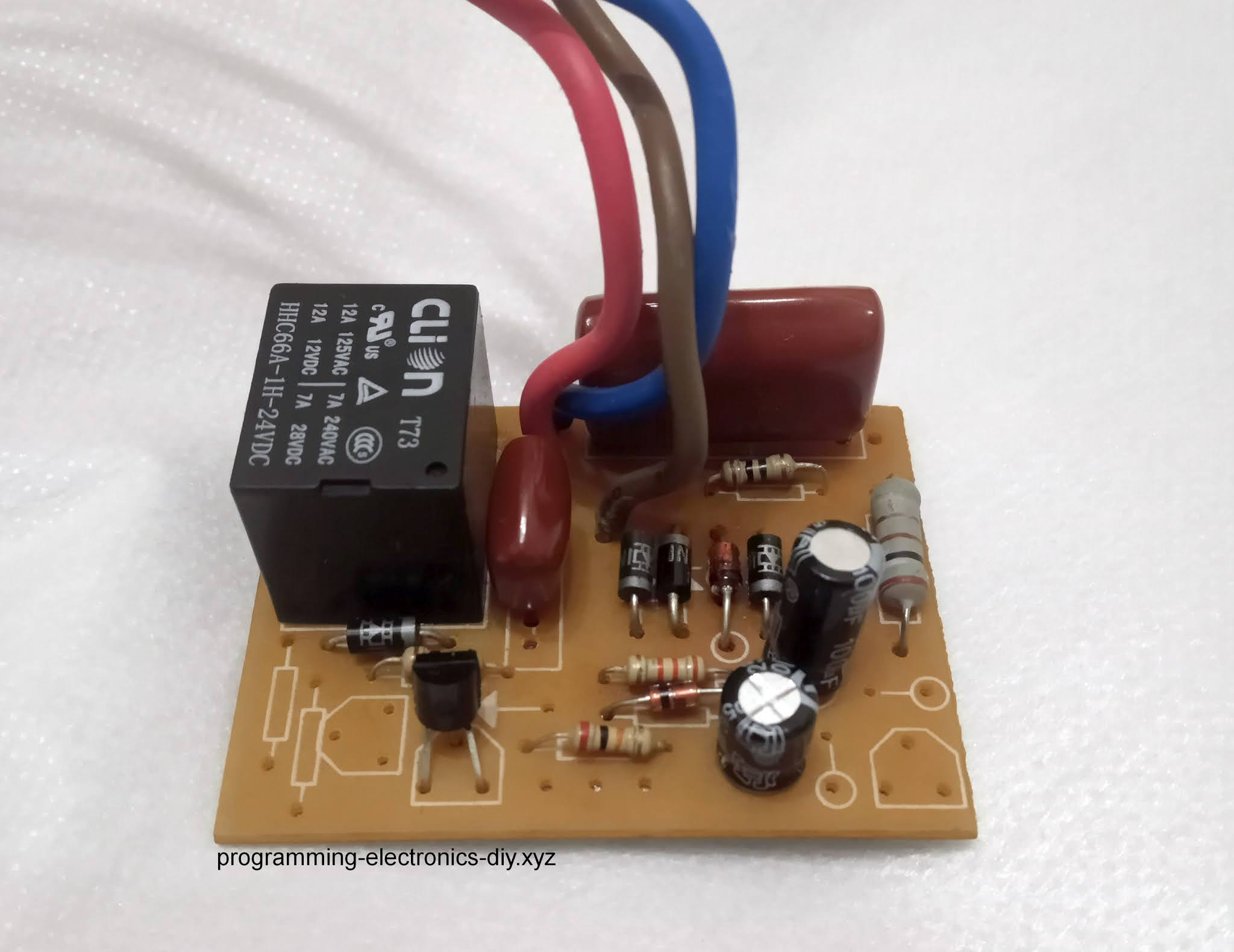 Capacitive Power Supply Circuit Diagram