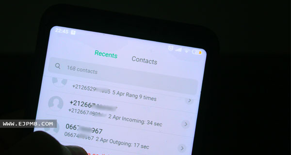 كيفية استرجاع سجل المكالمات المحذوفة من الاندرويد 