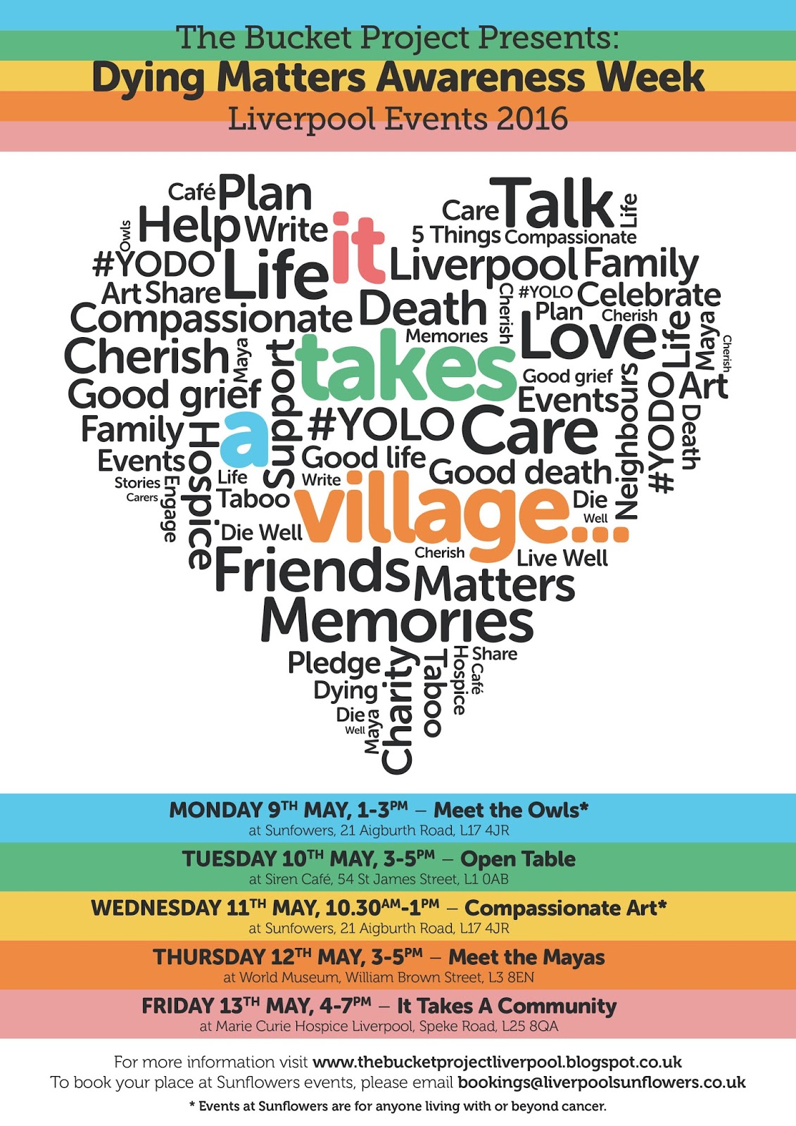 The Bucket Project Dying Matters Awareness Week 2016
