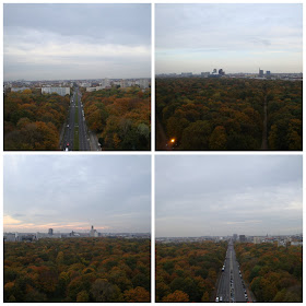 Berlim e o Tiergarten vistos do alto da Siegessäule
