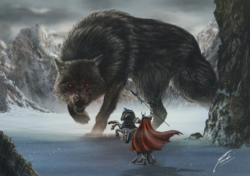 Introducir 67+ imagen mitologia nordica lobos